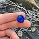 Pendant with split kidney azurite. Blue pendant silver. Pendants. Ural Jeweler (artelVogul). Online shopping on My Livemaster.  Фото №2