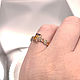 Кольцо с камнями Циркон 1.18 ct. и Сапфир. Кольца. Зов Камня - магазин украшений. Ярмарка Мастеров.  Фото №5