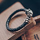 Bracelet 'Amur tiger' Nickel silver, Braided bracelet, Krasnodar,  Фото №1