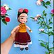 Вязаная кукла Фрида Frida.hand made, Мягкие игрушки, Москва,  Фото №1