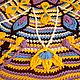 Handmade carpet colorful 'Mandala' of cord. Carpets. knitted handmade rugs (kovrik-makrame). My Livemaster. Фото №5