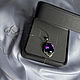 Кулон аметист (23.8 ct.), цирконы, серебро 925 пробы. Кулон. Максимов - ювелир. Интернет-магазин Ярмарка Мастеров.  Фото №2