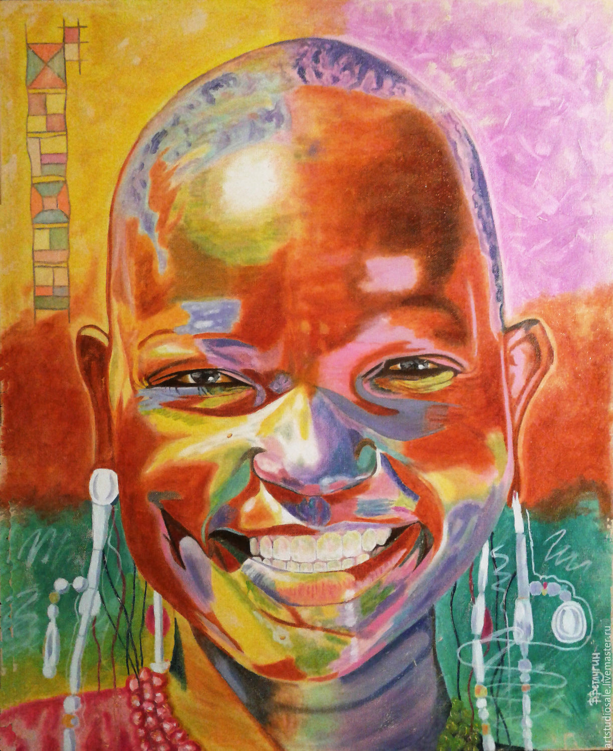 Африканская живопись маслом