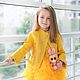 Jacket felted yellow azalea, Childrens outerwears, Dnepropetrovsk,  Фото №1