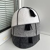 Аксессуары handmade. Livemaster - original item Men`s felt hat (set of 3 pcs.). Handmade.