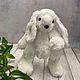 Кролик белый в одежде, Мягкие игрушки, Челябинск,  Фото №1