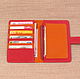 purse for documents, 'orange mood'. Wallets. Max Mazhara leather goods. Online shopping on My Livemaster.  Фото №2
