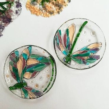 Посуда ручной работы. Ярмарка Мастеров - ручная работа Лимонница "Стрекоза". Handmade.