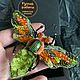 Украшение ручной работы. Брошь-зажим. Ms.Broche. Ярмарка Мастеров.  Фото №4