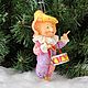 Order Christmas toys: cotton wool Funtik. Nadezhda Belova Christmas gift. Livemaster. . Christmas decorations Фото №3