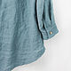 Women's 100% linen oversize shirt. Shirts. etnoart. My Livemaster. Фото №4
