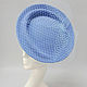 Hat with a veil ' Selena'. Color blue. Hats1. Exclusive HATS. LANA ANISIMOVA.. My Livemaster. Фото №6