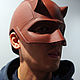 Шлем Сорвиголова Мэтт Мёрдок герой комикса Марвел Daredevil helmet. Маски персонажей. Качественные авторские маски (Magazinnt). Ярмарка Мастеров.  Фото №11