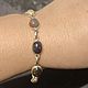 Bracelet with black Opals. Chain bracelet. serebro-i-kamni-1. Online shopping on My Livemaster.  Фото №2