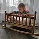 Order a porch swing for doll. kolybelya. Livemaster. . Doll furniture Фото №3