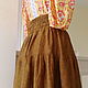 Order Linen skirt with belt and corset. pugovkino delo (Pugovkino-delo). Livemaster. . Skirts Фото №3