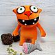 Smile at this world! Soft toy plush red cat. Stuffed Toys. Dingus! Funny cats and other toys. My Livemaster. Фото №4