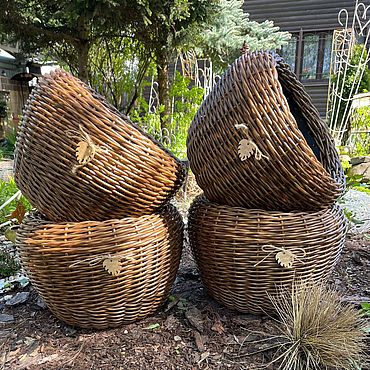 Дача и сад ручной работы. Ярмарка Мастеров - ручная работа Кашпо из ротанга.. Handmade.