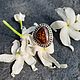 Кольцо с мексиканским огненным агатом. Кольца. Karma-jewelry. Ярмарка Мастеров.  Фото №4