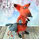 Soft toys: The Fox and goose. Stuffed Toys. JuliaCrochetToys. My Livemaster. Фото №6