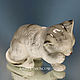 Винтаж: Статуэтка кот кошка фарфор Danbury mint Cats Of Character Англия 6. Статуэтки винтажные. ВИНТАЖНЫЙ ПРОМЕНАД. Ярмарка Мастеров.  Фото №9