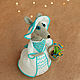 Мышка игрушка в подарок девочке 9 лет интерьерная кукла мышь крыса, Мягкие игрушки, Черноголовка,  Фото №1