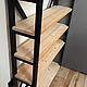 Стеллаж Компакт 110см Loft. Стеллажи. Сварка и Дерево (woodweld). Ярмарка Мастеров.  Фото №6