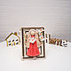 Copy of Macrame doll in photo frame 15/20. Interior doll. Textile Shop Natalya. My Livemaster. Фото №6