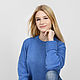 Свитер женский меринос кашемир шелк , коллекция Акварель. Свитеры. Knit_Ox   Оксана. Ярмарка Мастеров.  Фото №6