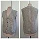 Заказать Винтаж: Жилет 100% шерсть. Pure New wool. Vintagevibes. Ярмарка Мастеров. . Жилеты винтажные Фото №3