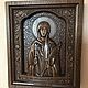 Carved icon of Holy Valentine, Icons, Voronezh,  Фото №1