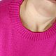 Джемпер " Фуксия " 100 % мериносовая шерсть. Джемперы. Вера / Kirshvery_knit (kirshvery) (kirshvery). Ярмарка Мастеров.  Фото №4