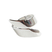 Украшения handmade. Livemaster - original item Silver ring without stones, stylish ring gift. Handmade.