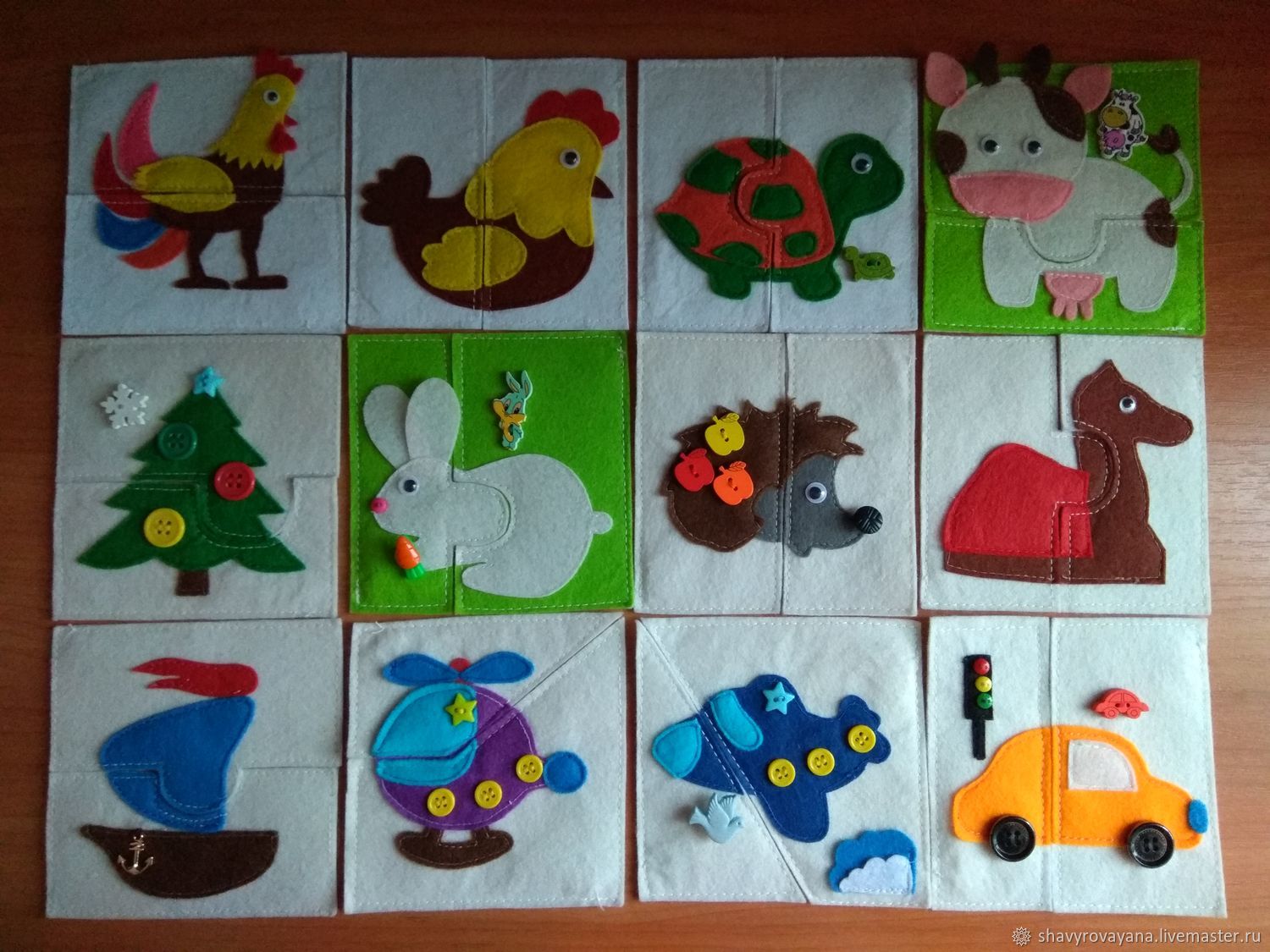 Пазл из фетра