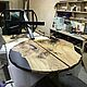 Раздвижной стол из слэба карагача. Столы. Chirkin Works. Интернет-магазин Ярмарка Мастеров.  Фото №2