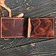 Зажим для денег / купюр «Агами +» (WAX Cognac). Зажимы. Дмитрий Соловьев | MILARIS Leathercraft. Ярмарка Мастеров.  Фото №4