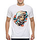 Cotton T-shirt 'Yuri Gagarin', T-shirts and undershirts for men, Moscow,  Фото №1