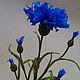 василёк. Цветы. Fleurina. Ярмарка Мастеров.  Фото №6