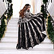 Вечернее пальто Черный павлин. Пальто. Дизайн-студия Slada Fashion. Ярмарка Мастеров.  Фото №4