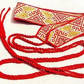 Русский стиль handmade. Livemaster - original item Nettle belt Makosh. Handmade.