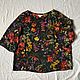 Заказать Винтаж: Блузка H&M из вискозы 46 размер. Винтажные ансамбли Vintage ensembles. Ярмарка Мастеров. . Блузки винтажные Фото №3