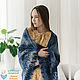 Order Chal mar Negro gran capa sobre los hombros con agujas de tejer. Brillantes chales. Livemaster. . Shawls Фото №3