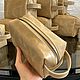 Несессер - косметичка из бежевой гладкой кожи. Несессеры. Remeslo Brand. Ярмарка Мастеров.  Фото №4
