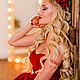 Платье "Lady in red". Платья. Anna Paromskaya. Ярмарка Мастеров.  Фото №5