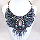 Necklace with pearls 'Twilight wings', Necklace, St. Petersburg,  Фото №1