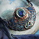 "Hjertet av Nordsjøen" колье. Колье. Julia Chernopazova Art Jewelry. Ярмарка Мастеров.  Фото №4