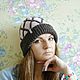 Заказать Шапка зефир в шоколаде для девушек. LusiyaFadeeva. Ярмарка Мастеров. . Шапки Фото №3