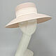Order A hat for racing 'Stranger'. Color cream. Exclusive HATS. LANA ANISIMOVA.. Livemaster. . Hats1 Фото №3
