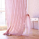 Double-layer curtain made of linen and matte veil. Curtains1. Linenburg. Online shopping on My Livemaster.  Фото №2