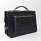 Portfolio: Leather briefcase M-9-006-CR. Brief case. ANTONY. Ярмарка Мастеров.  Фото №5